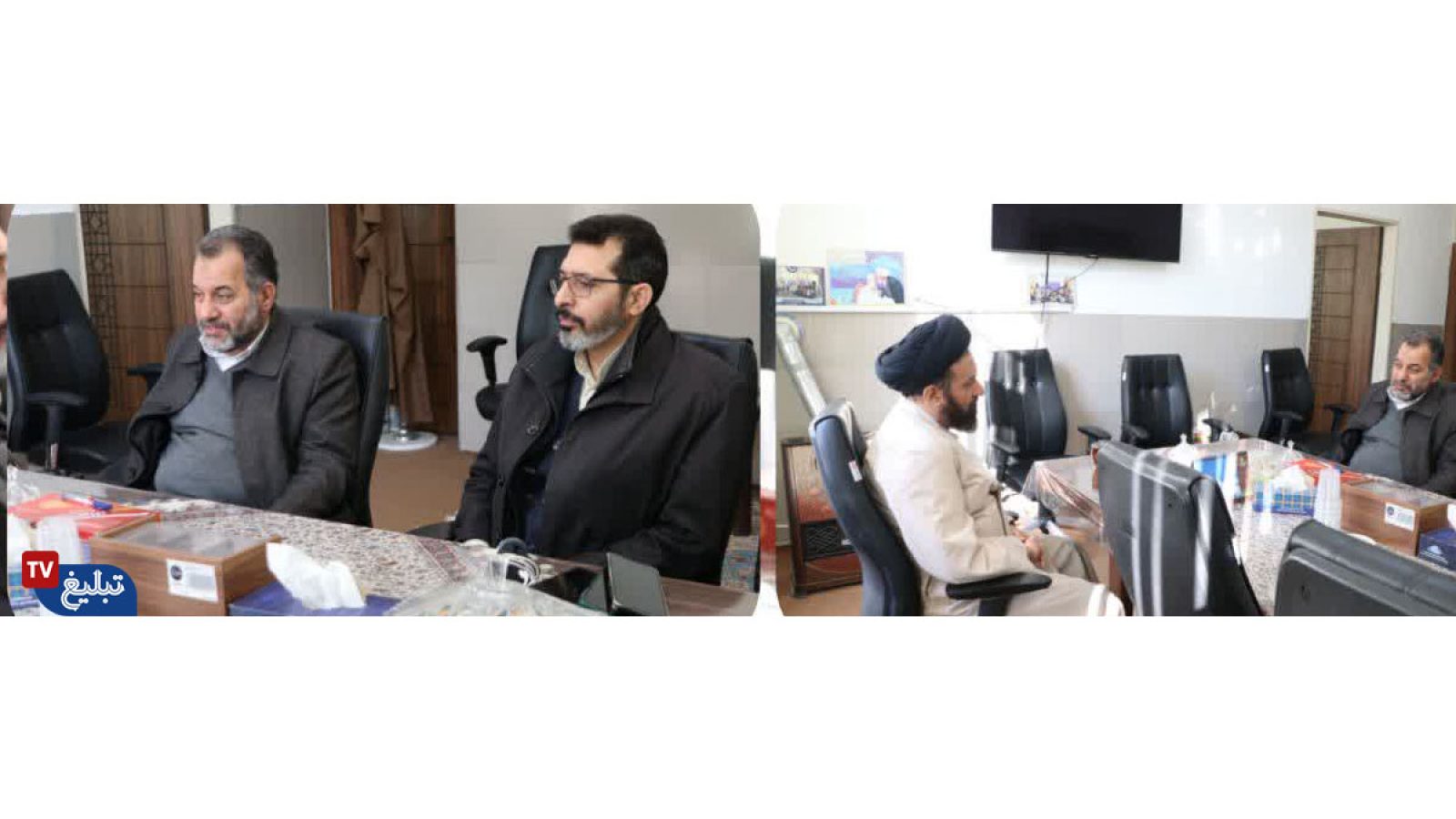 حضور دکتر بانکی پور نماینده مردم استان اصفهان در دفتر معاون محترم تبلیغ حوزه علمیه استان اصفهان